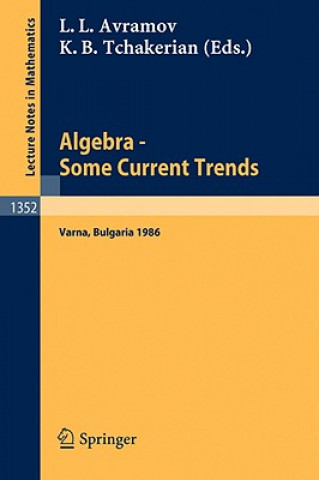 Könyv Algebra. Some Current Trends Luchezar L. Avramov