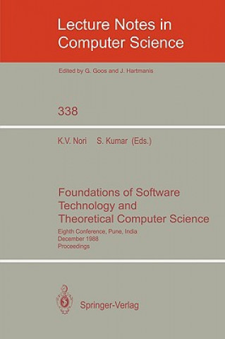 Könyv Foundations of Software Technology and Theoretical Computer Science Sanjeev Kumar