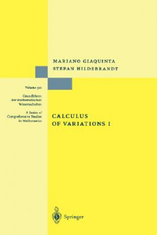 Kniha Calculus of Variations I Mariano Giaquinta