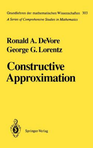 Kniha Constructive Approximation Ronald A. DeVore