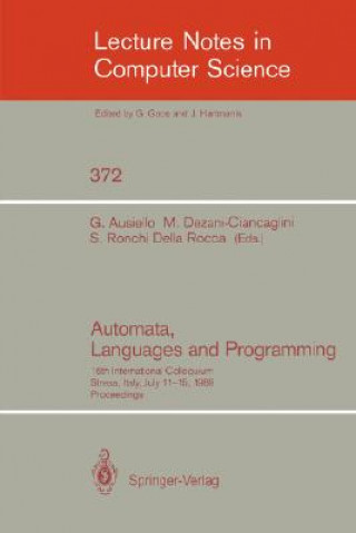 Könyv Automata, Languages and Programming Giorgio Ausiello