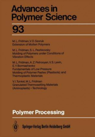 Könyv Polymer Processing Michael L. Fridman