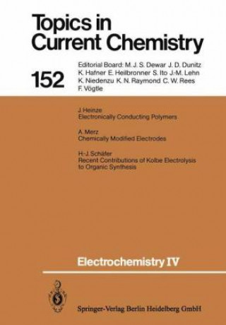 Carte Electrochemistry IV Eberhard Steckhan