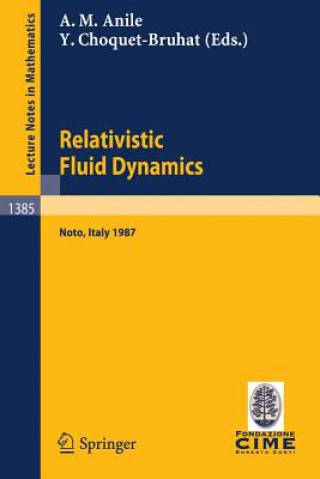 Könyv Relativistic Fluid Dynamics Angelo M. Antile