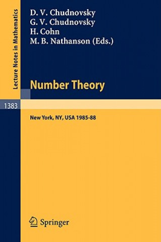 Livre Number Theory David V. Chudnovsky