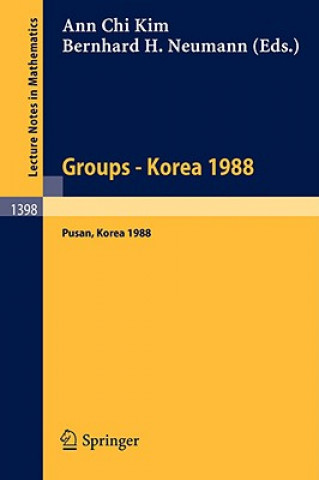 Książka Groups - Korea 1988 Ann C. Kim