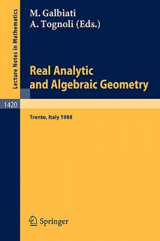 Könyv Real Analytic and Algebraic Geometry Margherita Galbiati