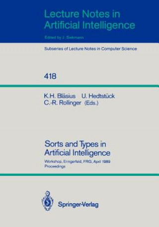 Buch Sorts and Types in Artificial Intelligence Karl H. Bläsius