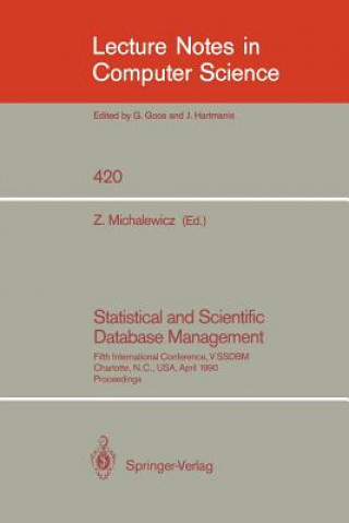 Libro Statistical and Scientific Database Management Zbigniew Michalewicz