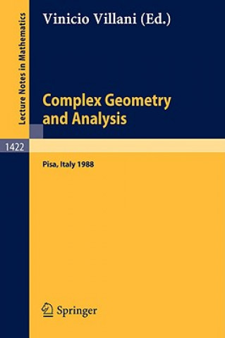 Knjiga Complex Geometry and Analysis Vinicio Villani