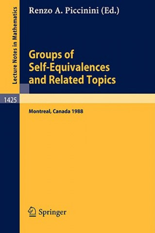 Carte Groups of Self-Equivalences and Related Topics Renzo A. Piccinini