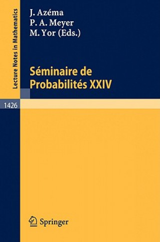 Knjiga Seminaire de Probabilites XXIV 1988/89 Jacques Azema