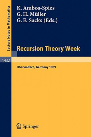 Carte Recursion Theory Week Klaus Ambos-Spies