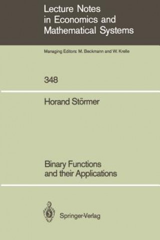 Książka Binary Functions and their Applications Horand Störmer