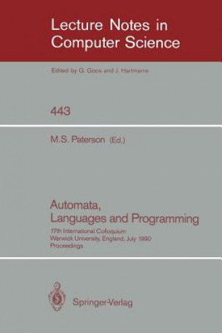 Buch Automata, Languages and Programming Michael Paterson