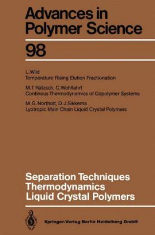 Buch Separation Techniques Thermodynamics Liquid Crystal Polymers M.G. Northolt