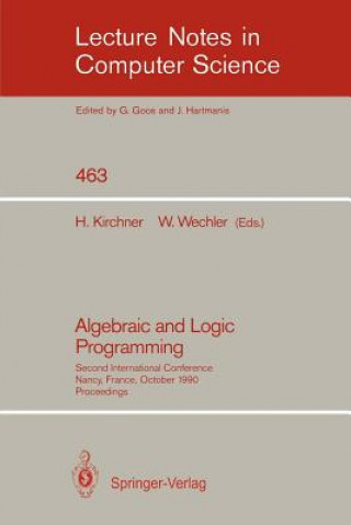 Kniha Algebraic and Logic Programming Helene Kirchner