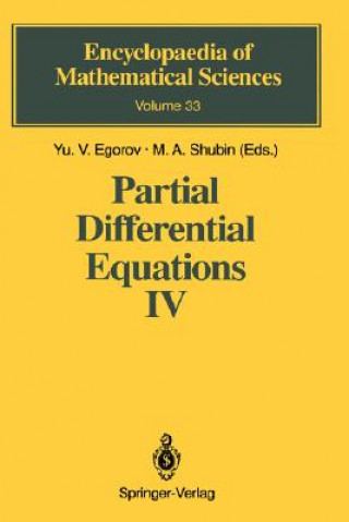 Knjiga Partial Differential Equations IV Yurii V. Egorov