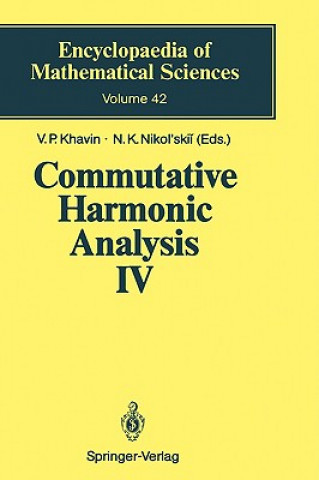 Kniha Commutative Harmonic Analysis IV Victor P. Havin