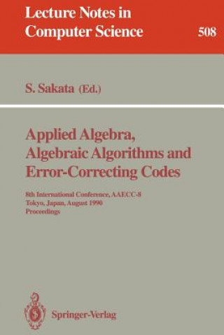 Book Applied Algebra, Algebraic Algorithms and Error-Correcting Codes Shojiro Sakata