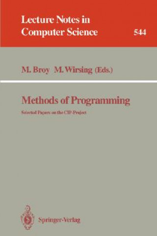 Kniha Methods of Programming Manfred Broy