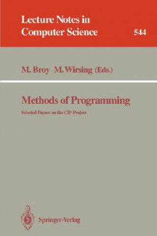 Livre Methods of Programming Manfred Broy