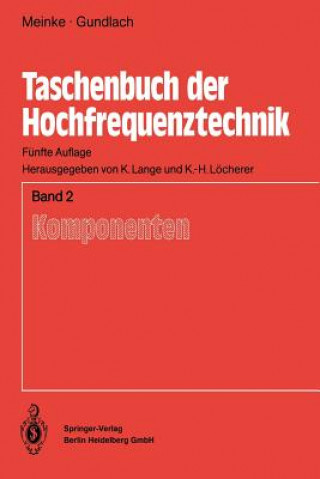 Könyv Taschenbuch Der Hochfrequenztechnik Hans H. Meinke