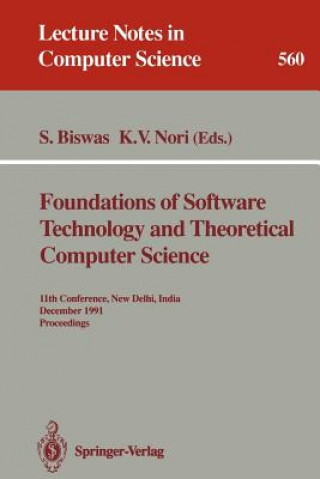 Książka Foundations of Software Technology and Theoretical Computer Science Somenath Biswas