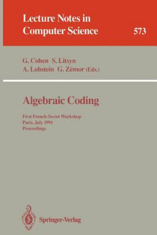 Carte Algebraic Coding Gerard Cohen