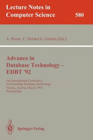 Книга Advances in Database Technology - EDBT '92 Alain Pirotte