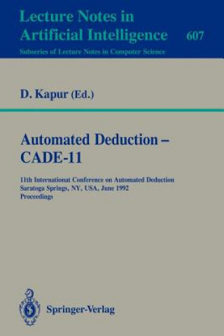 Kniha Automated Deduction - CADE-11 Alan Bundy