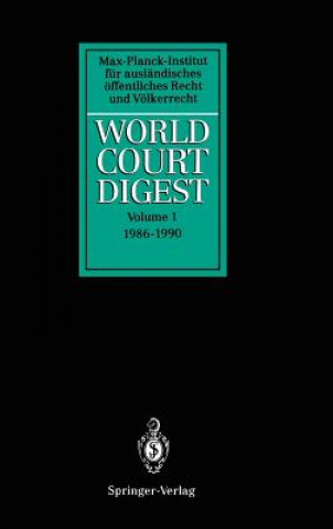 Kniha World Court Digest Rainer Hofmann