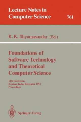 Carte Foundations of Software Technology and Theoretical Computer Science Rudrapatna K. Shyamasundar