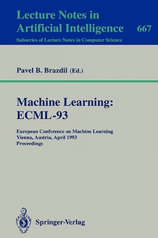 Könyv Machine Learning: ECML-93 Pavel B. Brazdil
