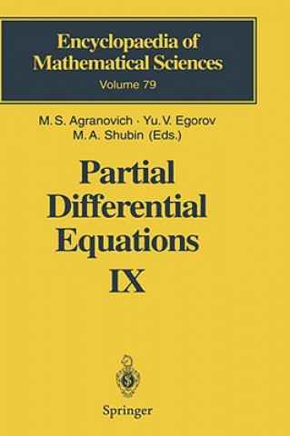 Könyv Partial Differential Equations IX Yurii V. Egorov