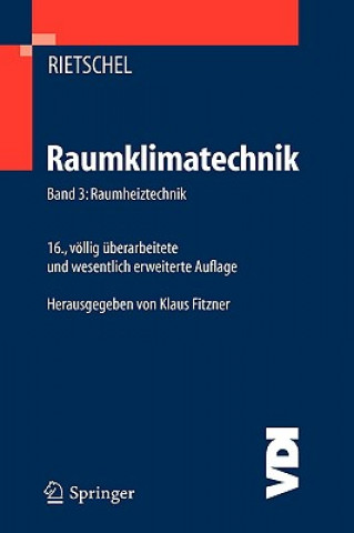 Книга Raumklimatechnik Klaus Fitzner