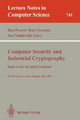 Könyv Computer Security and Industrial Cryptography Bart Preneel