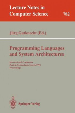 Carte Programming Languages and System Architectures Jürg Gutknecht