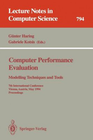 Carte Computer Performance Evaluation: Modelling Techniques and Tools Günter Haring