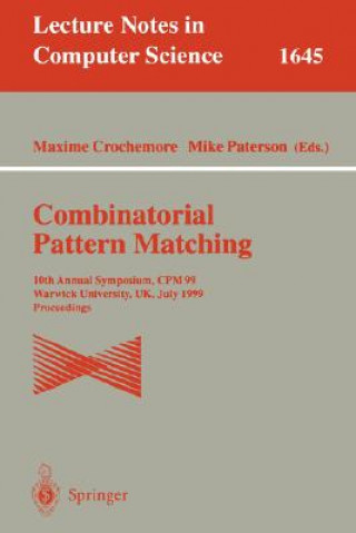 Könyv Combinatorial Pattern Matching Maxime Crochemore
