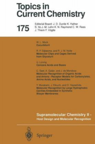 Kniha Supramolecular Chemistry II - Host Design and Molecular Recognition Edwin Weber