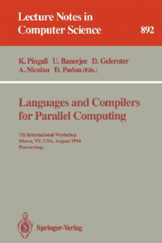 Knjiga Languages and Compilers for Parallel Computing Keshav Pinagali