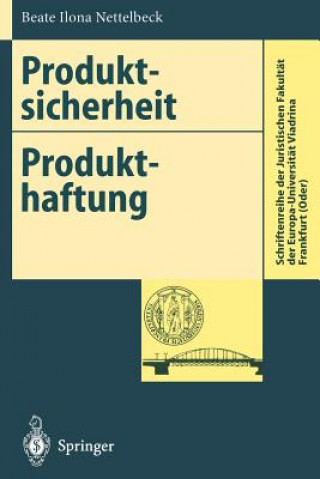 Könyv Produktsicherheit Produkthaftung Beate I. Nettelbeck