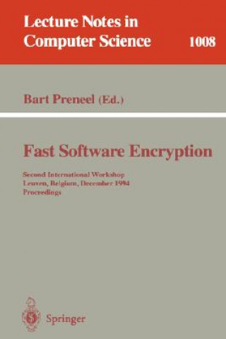 Book Fast Software Encryption Bart Preneel