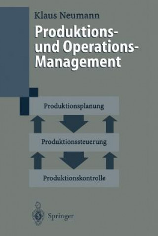 Kniha Produktions- Und Operations-Management Klaus Neumann
