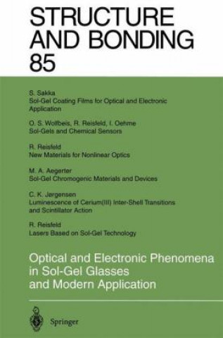 Kniha Optical and Electronic Phenomena in Sol-Gel Glasses and Modern Application Christian K. Jorgensen
