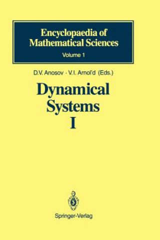 Könyv Dynamical Systems I D. V. Anosov