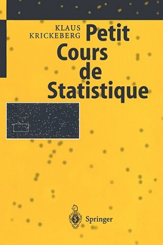 Knjiga Petit Cours de Statistique Klaus Krickeberg