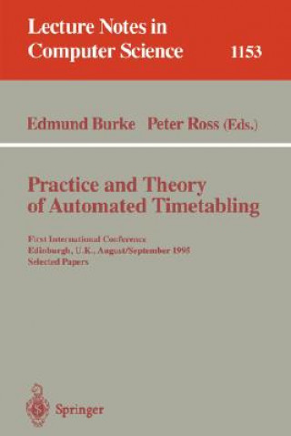 Książka Practice and Theory of Automated Timetabling Edmund Burke