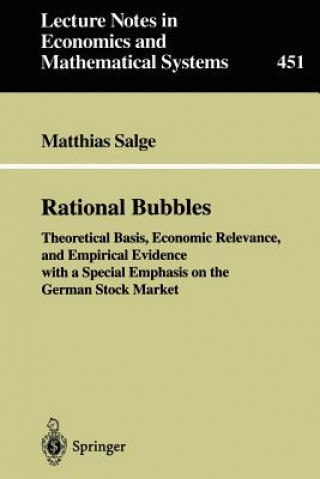 Kniha Rational Bubbles Matthias Salge